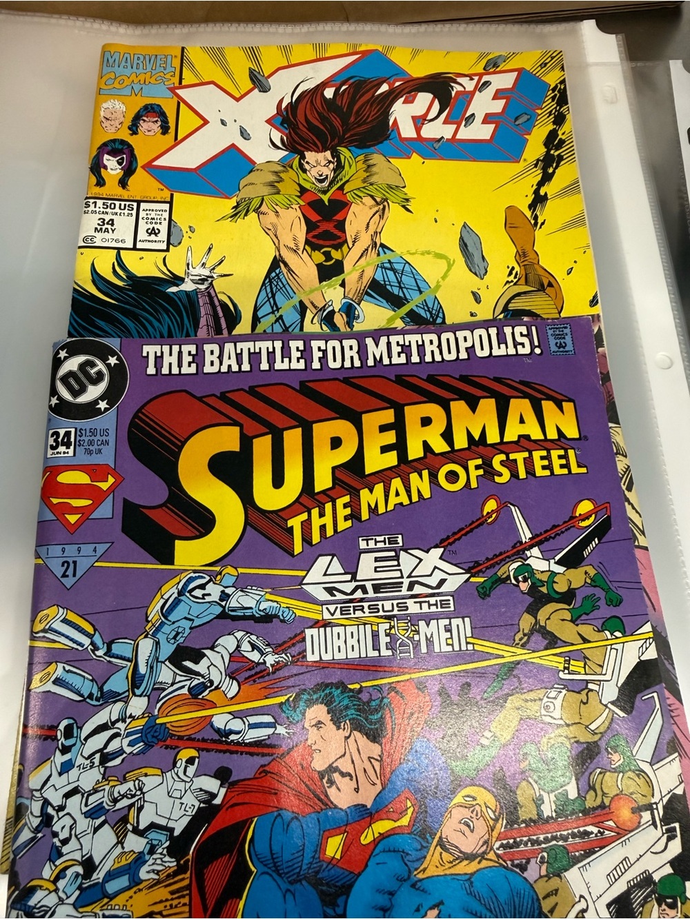 Two comic books 1990’s